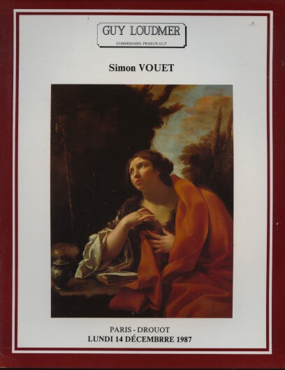 Guy Loudmer December 1987 Old Master Drawing by Simon Vouet (Digital only)