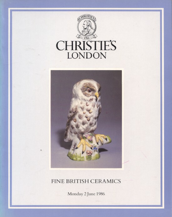 Christies June 1986 Fine British Ceramics
