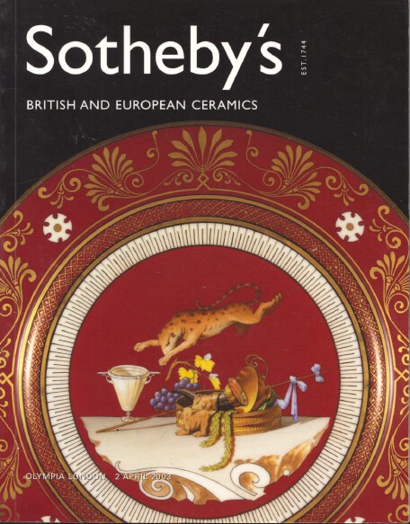 Sothebys April 2003 British & European Ceramics (Digital Only)