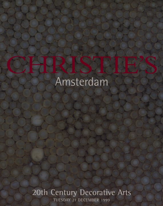 Christies December 1999 20th Century Decorative Arts