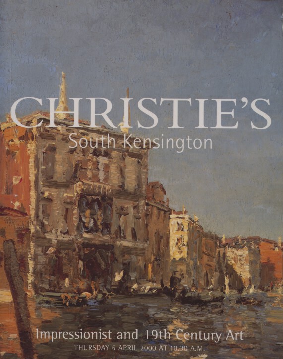 Christies April 2000 Impressionist and 19th Century Art