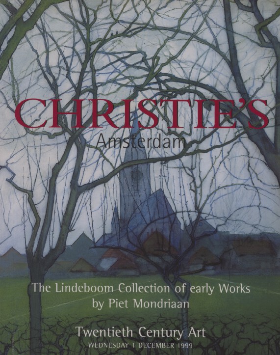 Christies December 1999 Lindeboom Collection of Early Works by Piet Mondriaan