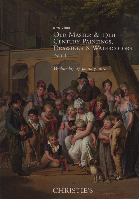 Christies Jan 2010 Old Master, 19th Century Paintings, Drawings, Watercolours - Click Image to Close