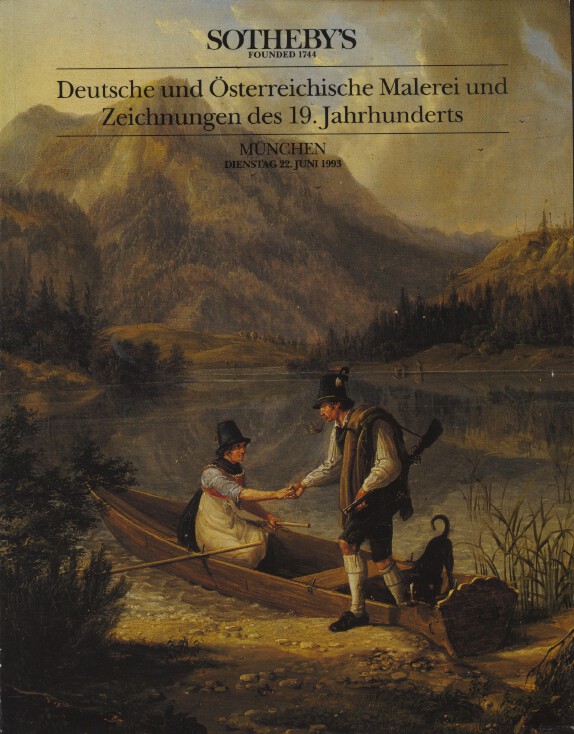 Sothebys June 1993 German & Austrian 19th Century Paintings & Drawings