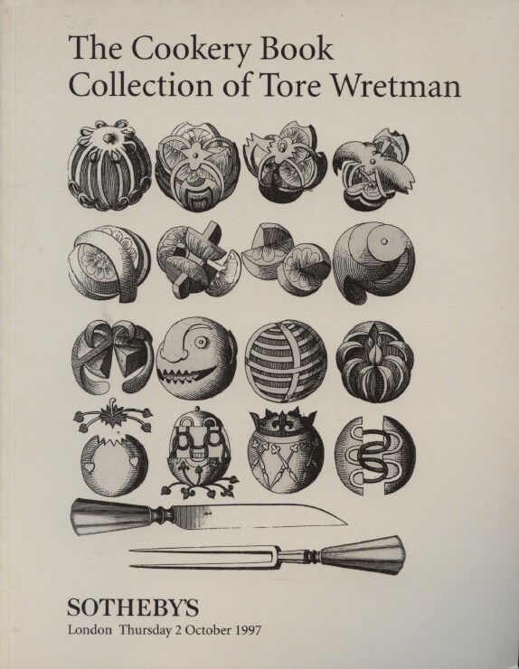 Sothebys October 1997 The Cookery Book Collection of Tore Wretman