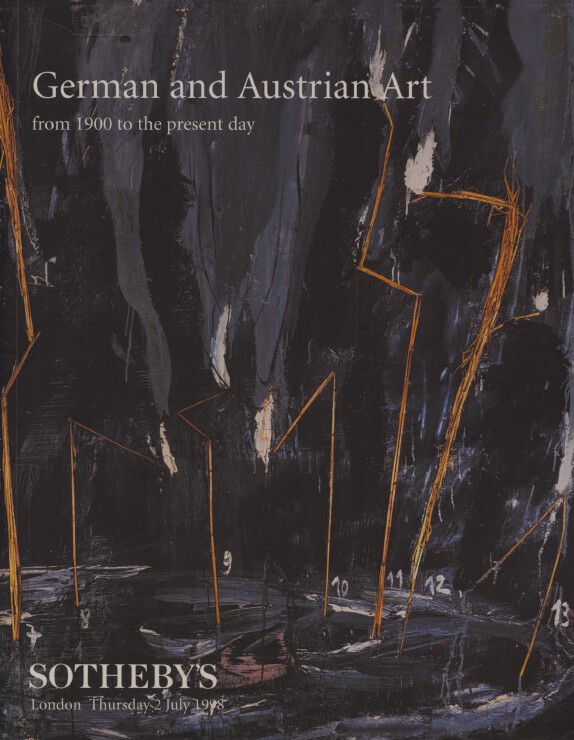 Sothebys July 1998 German and Austrian Art from 1900 to the present day