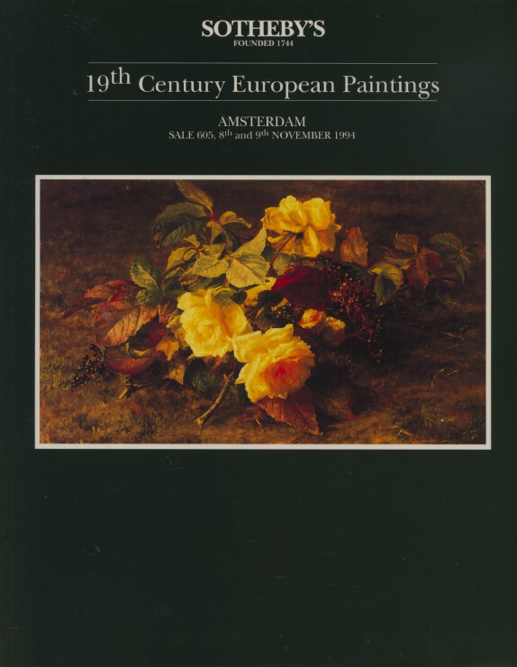 Sothebys November 1994 19th Century European Paintings - Click Image to Close