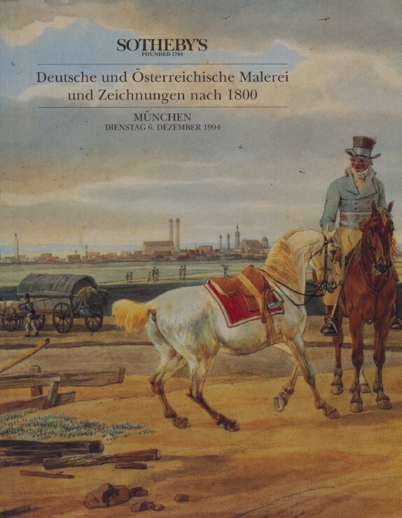 Sothebys December 1994 German & Austrian Paintings from 1800