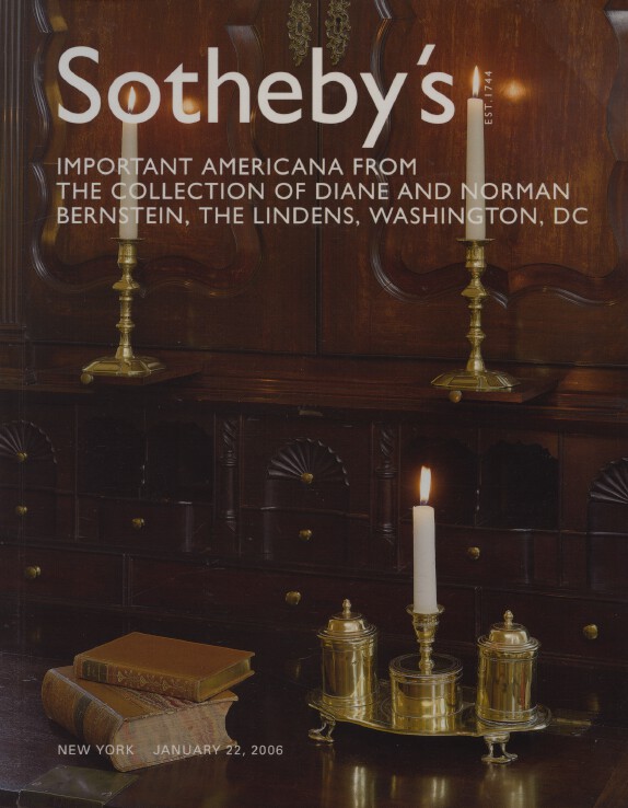 Sothebys January 2006 Important Americana Collection of Bernstein, The Lindens