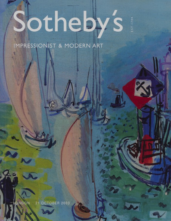 Sothebys October 2003 Impressionist & Modern Art
