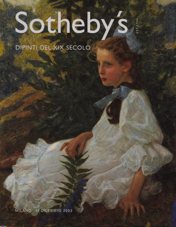 Sothebys December 2003 19th Century Paintings