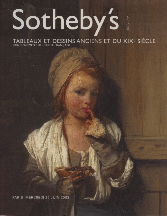 Sothebys June 2003 Old Master & 19th Century Paintiings and Drawings