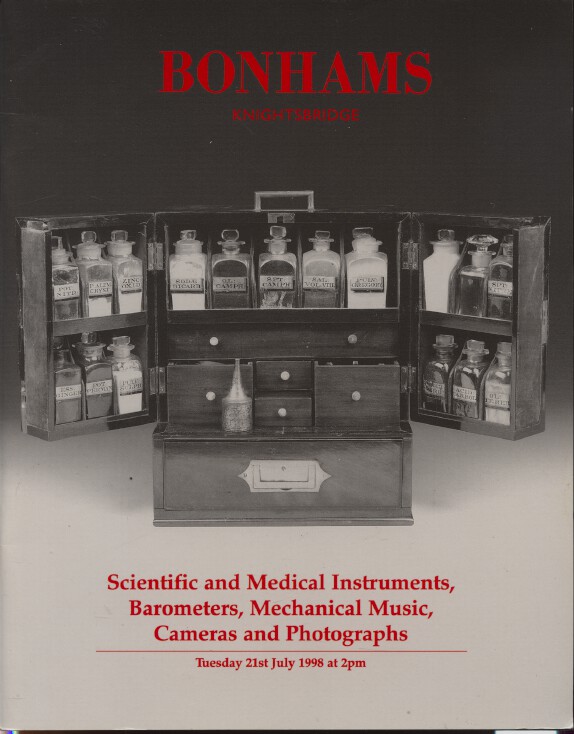 Bonhams July 1998 Scientific & Medical Instruments, Barometers, Cameras, Music