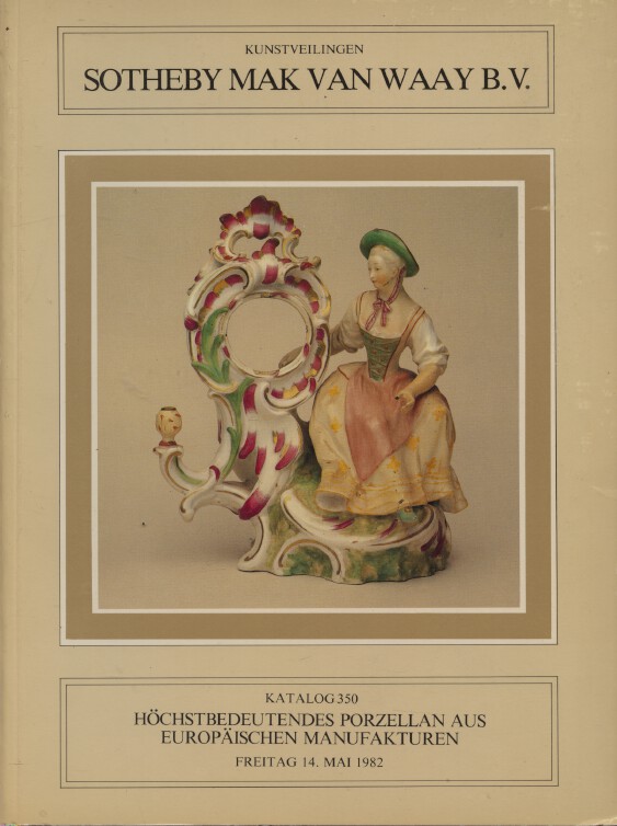 Sothebys May 1982 Important German & Austrian Porcelain