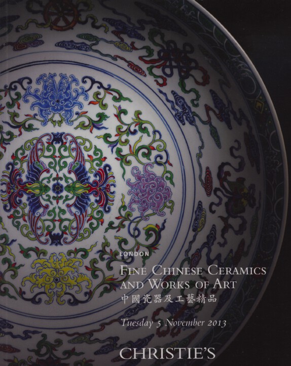 Christies November 2013 Fine Chinese Ceramics and Works of Art