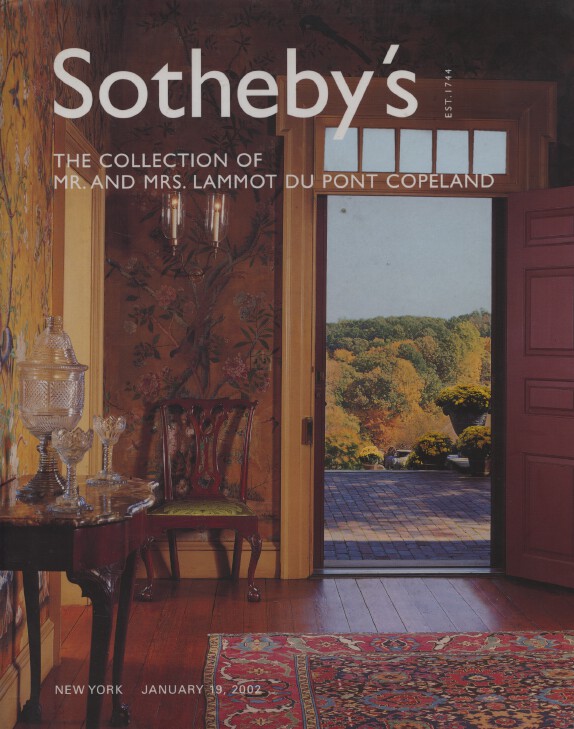 Sothebys January 2002 Collection of Mr & Mrs. Lammot du Pont Copeland HB