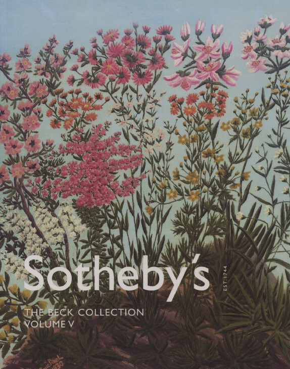 Sothebys Oct / Nov 2002 The Beck Collection Volume V Impressionist & Modern Art