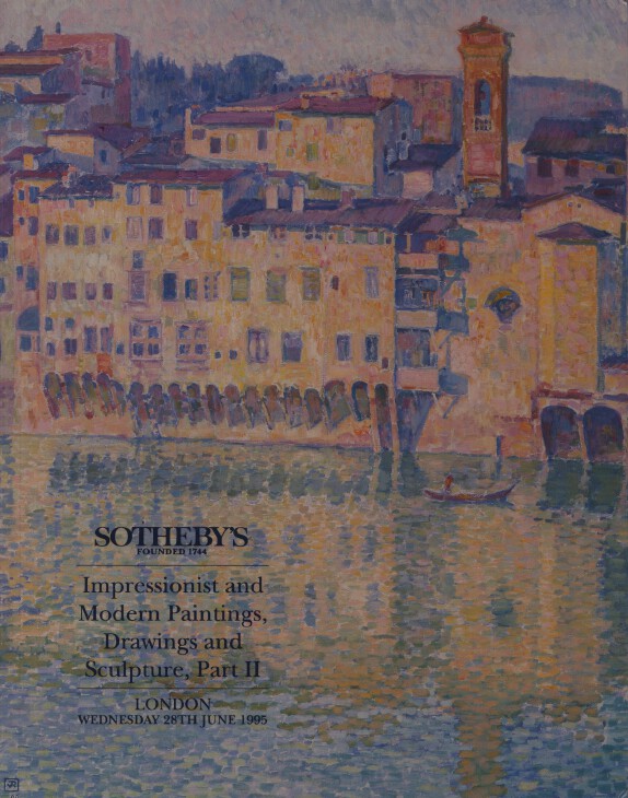 Sothebys June 1995 Impressionist & Modern Paintings, Drawings & Sculpture Pt II