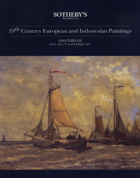Sothebys November 1995 19th Century European and Indonesian Paintings