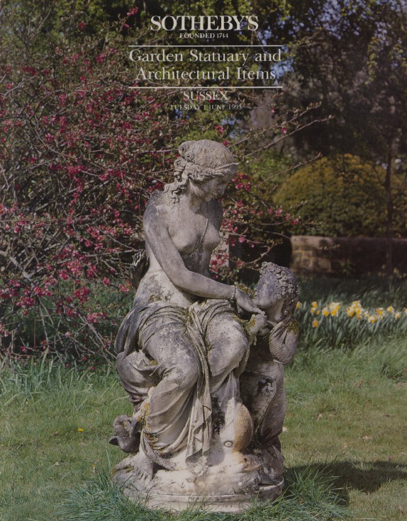 Sothebys June 1993 Garden Statuary and Architectural items - Click Image to Close