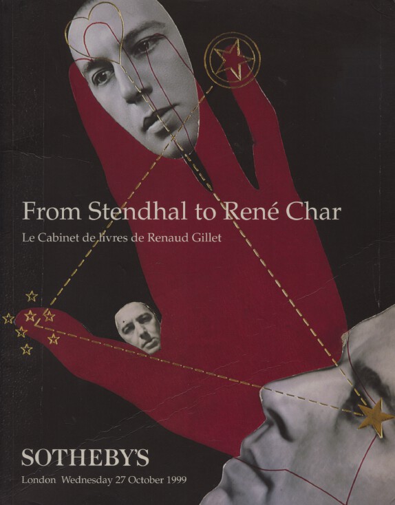 Sothebys Oct 1999 From Stendhal to Rene Char - Book Selection from Renaud Gillet