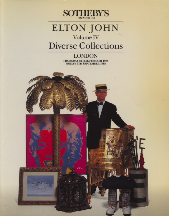 Sothebys September 1988 Elton John Volume IV Diverse Collections