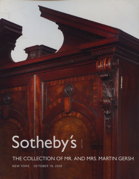 Sothebys October 2006 The Collection of Mr & Mrs Martin Gersh