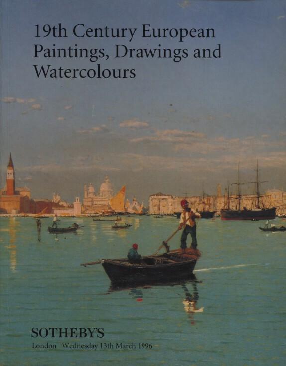 Sothebys March 1996 19th Century European Paintings, Drawings and Watercolours