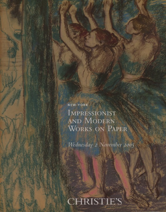 Christies November 2005 Impressionist and Modern Works on Paper