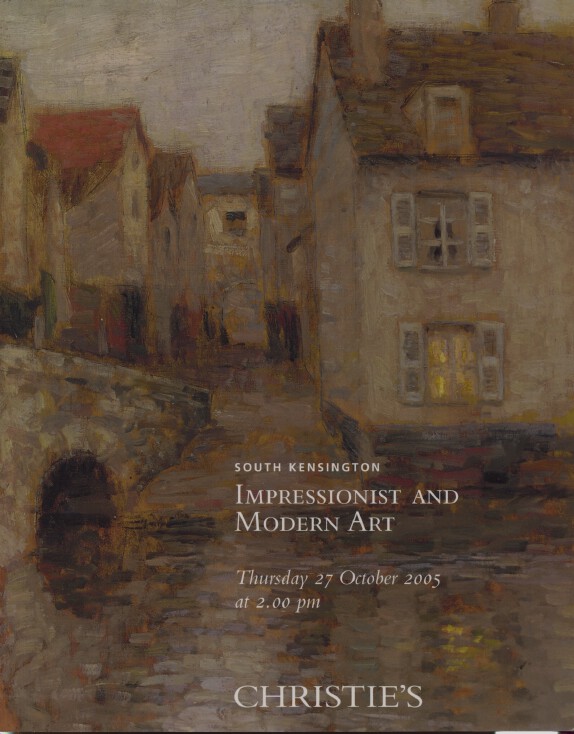 Christies October 2005 Impressionist and Modern Art