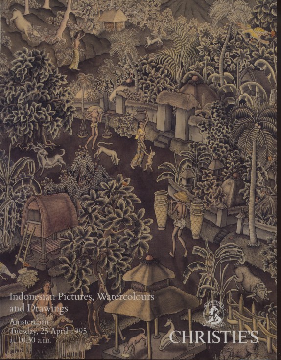 Christies April 1995 Indonesian Pictures, Watercolours and Drawings