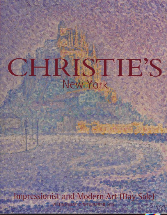 Christies November 2001 Impressionist and Modern Art