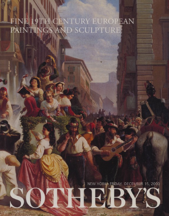 Sothebys December 2000 Fine 19th Century European Paintings and Sculpture