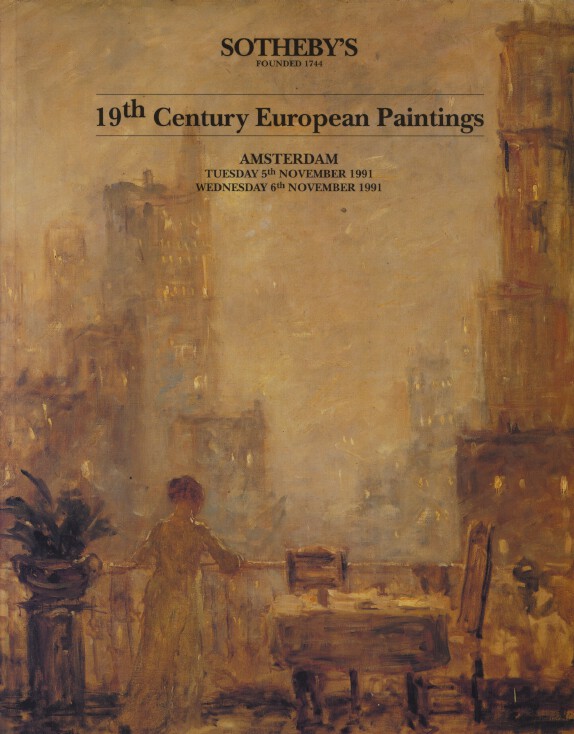 Sothebys November 1991 19th Century European Paintings
