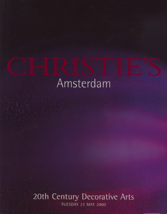 Christies May 2000 20th Century Decorative Arts