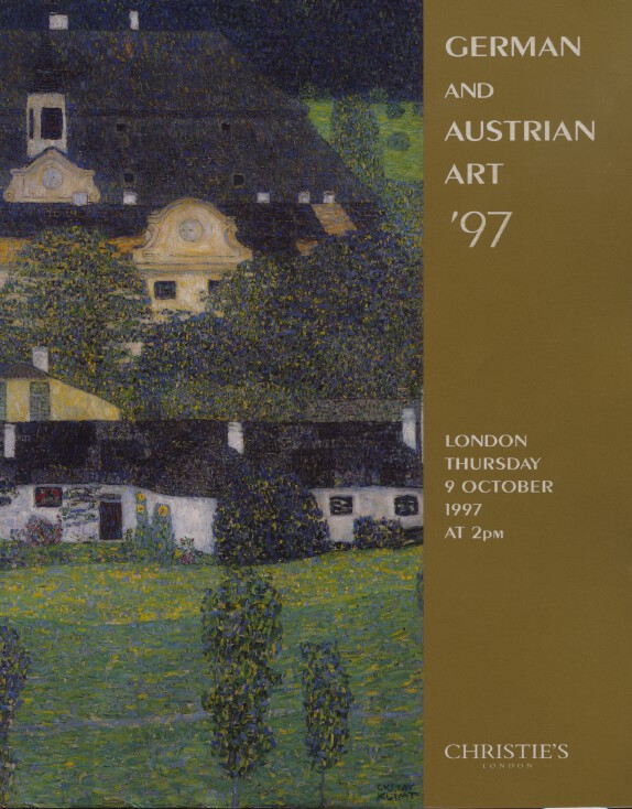 Christies October 1997 German and Austrian Art