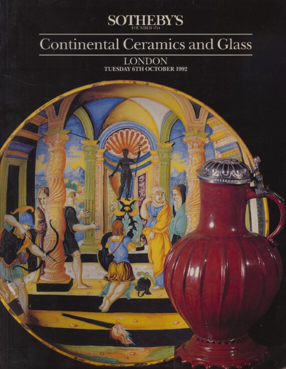 Sothebys October 1992 Continental Ceramics and Glass