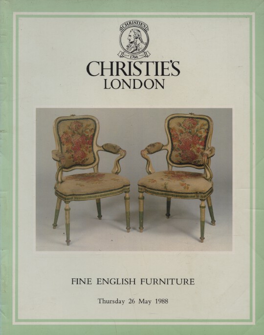 Christies May 1988 Fine English Furniture