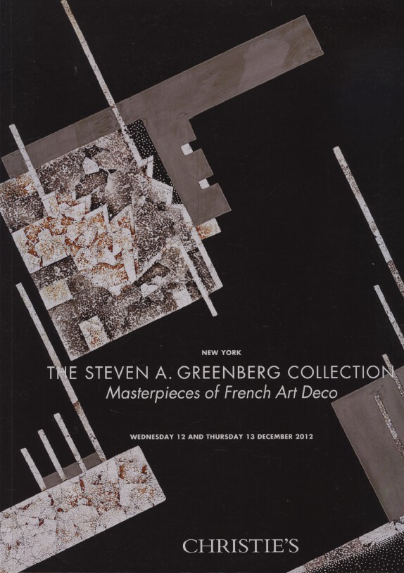 Christies December 2012 Greenberg Collection - Masterpieces of French Art Deco