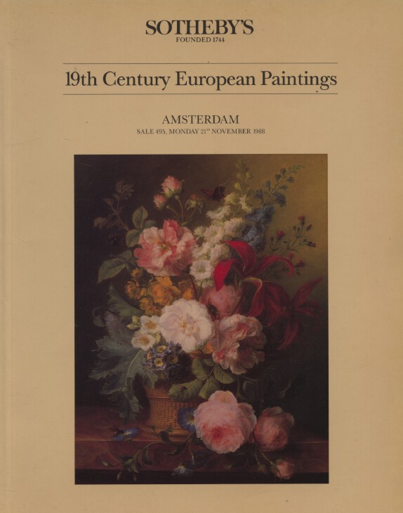 Sothebys November 1988 19th Century European Paintings
