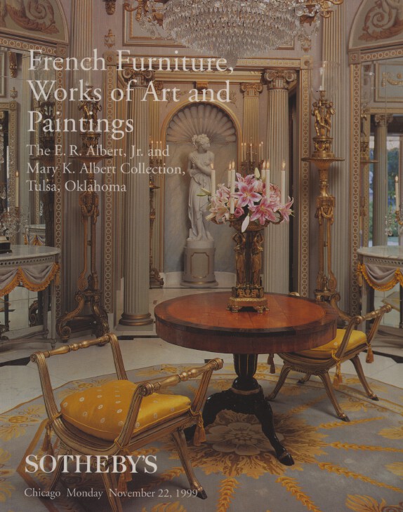 Sothebys November 1999 French Furniture, WoA, Paintings - Albert Collection