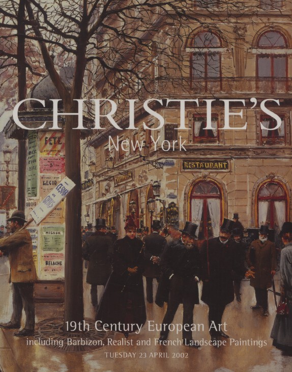 Christies April 2002 19th Century European Art inc. Barbizon, Realist etc.