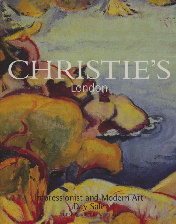 Christies February 2003 Impressionist and Modern Art Day Sale