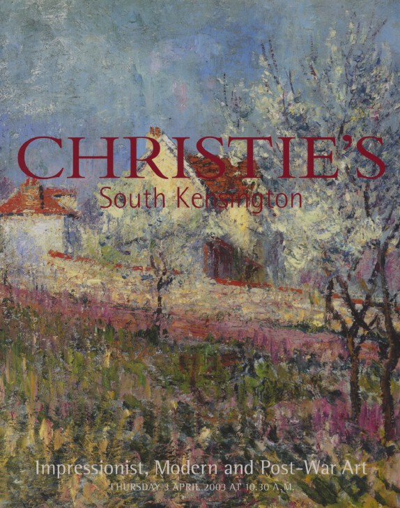 Christies April 2003 Impressionist, Modern and Post-War Art