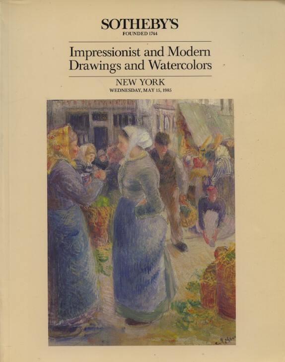 Sothebys May 1985 Impressionist & Modern Drawings and Watercolors