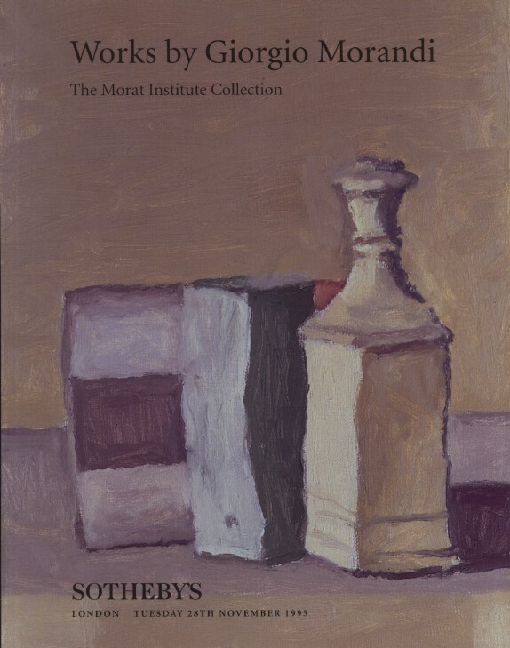 Sothebys November 1995 Works by Giorgio Morandi - The Morat Institute Collection