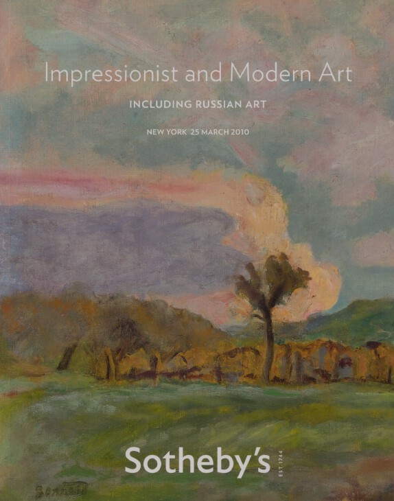 Sothebys March 2010 Impressionist, Modern Art including Russian Art