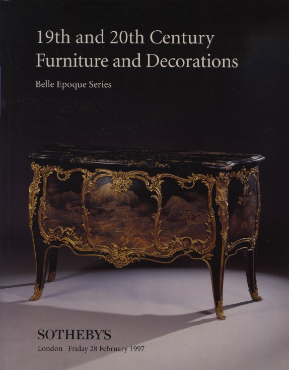 Sothebys February 1997 19th & 20th Century Furniture, and Decorations