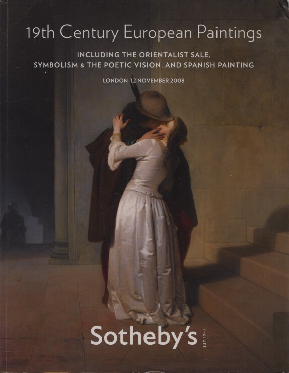 Sothebys Nov 2008 19th C. European Paintings inc Orientalist, Symbolism, Spanish