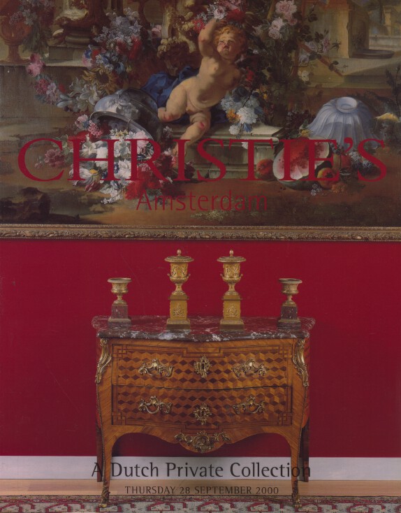 Christies Sep 2000 A Dutch Private Collection, Furniture, Silver, WoA, Paintings